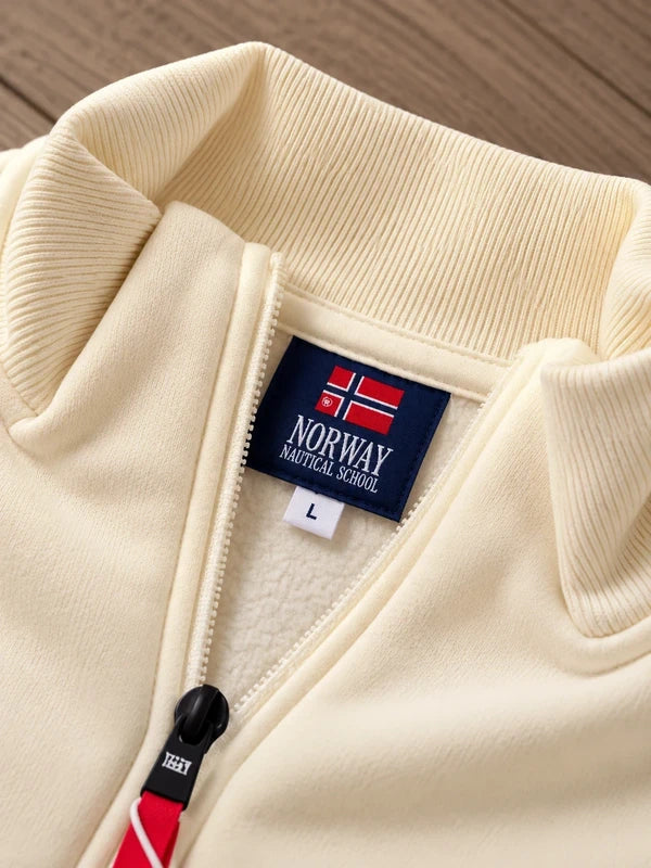 Sudadera Norway Canada Discovery Crew blanca – Talla XXL