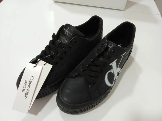 Calvin Klein Vulc Flatform Over Brand Negras Talla 38