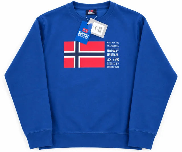Sudadera Norway Nautical School XL Azul