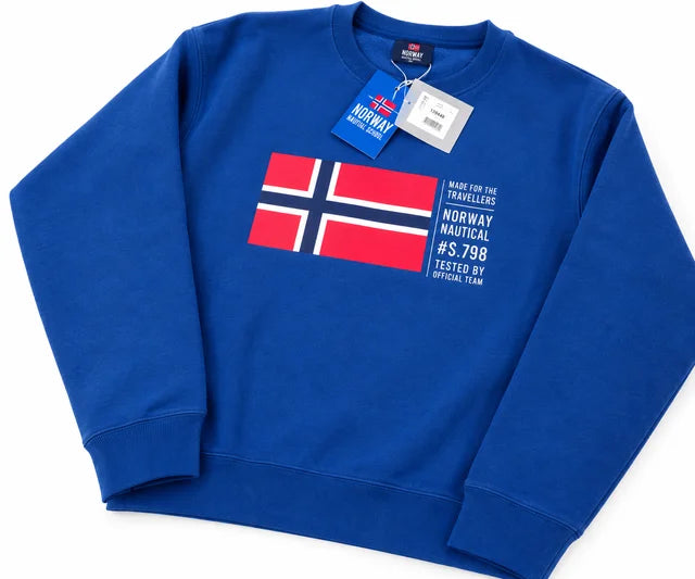 Sudadera Norway Nautical School XL Azul