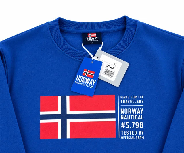 Sudadera Norway Nautical School XL Azul
