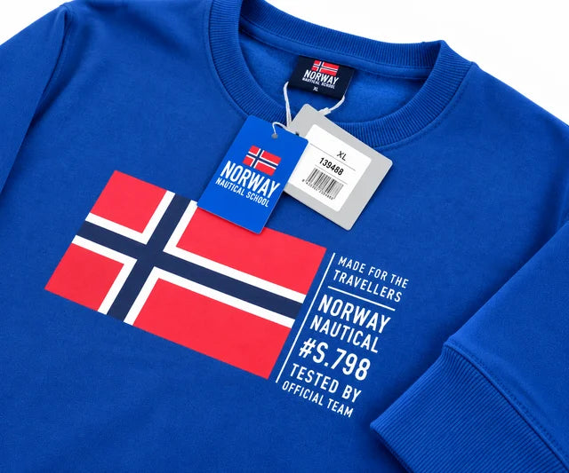 Sudadera Norway Nautical School XL Azul