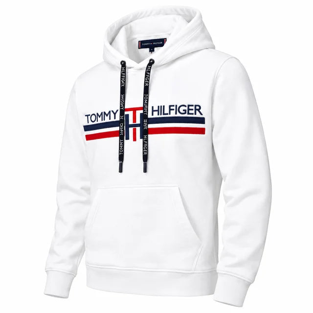 Sudadera Tommy Hilfiger Blanca con Capucha