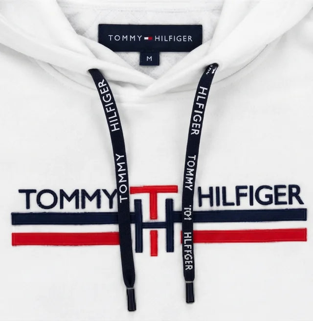 Sudadera Tommy Hilfiger Blanca con Capucha
