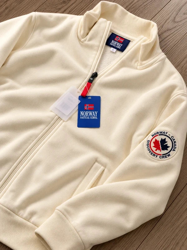 Sudadera Norway Canada Discovery Crew blanca – Talla XXL
