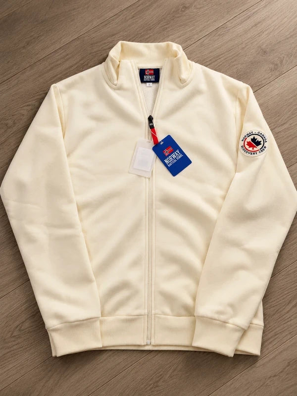 Sudadera Norway Canada Discovery Crew blanca – Talla XXL