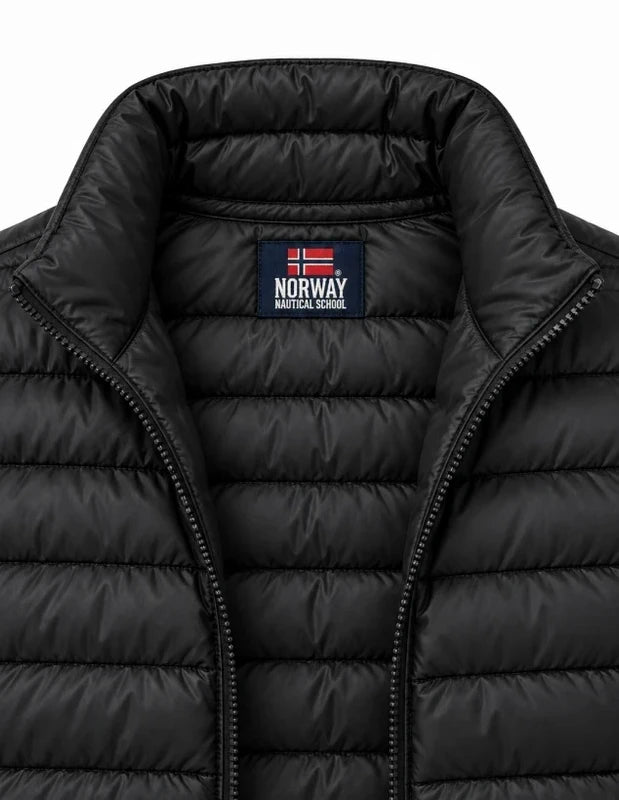 Chaqueta Norway Nautical School acolchada negra